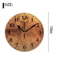 thumbnail image 2 of 10 Inch Wall Clock Battery Operated Silent Clock Decorative for Office, Kitchen, Outdoor, Living RoomRed Deer Antler in Morning Sun Woodland Stunning, 2 of 4