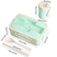 thumbnail image 2 of EGNMCR Portable Lunch Box With Lid And Cup Lunch Box Lunch Box Food Storage Container With Lid Leakproof Food Preparation Container For Storage Home Office lunch boxes, 2 of 7