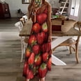 thumbnail image 4 of Lots of Little Strawberries Sleeveless Dress Loose Women's Dress Dresses Luxury Evening Dresses, 4 of 9