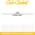 thumbnail image 5 of CUB CADET 942-0641 Bagger Blade SC500Z SC500, 5 of 8