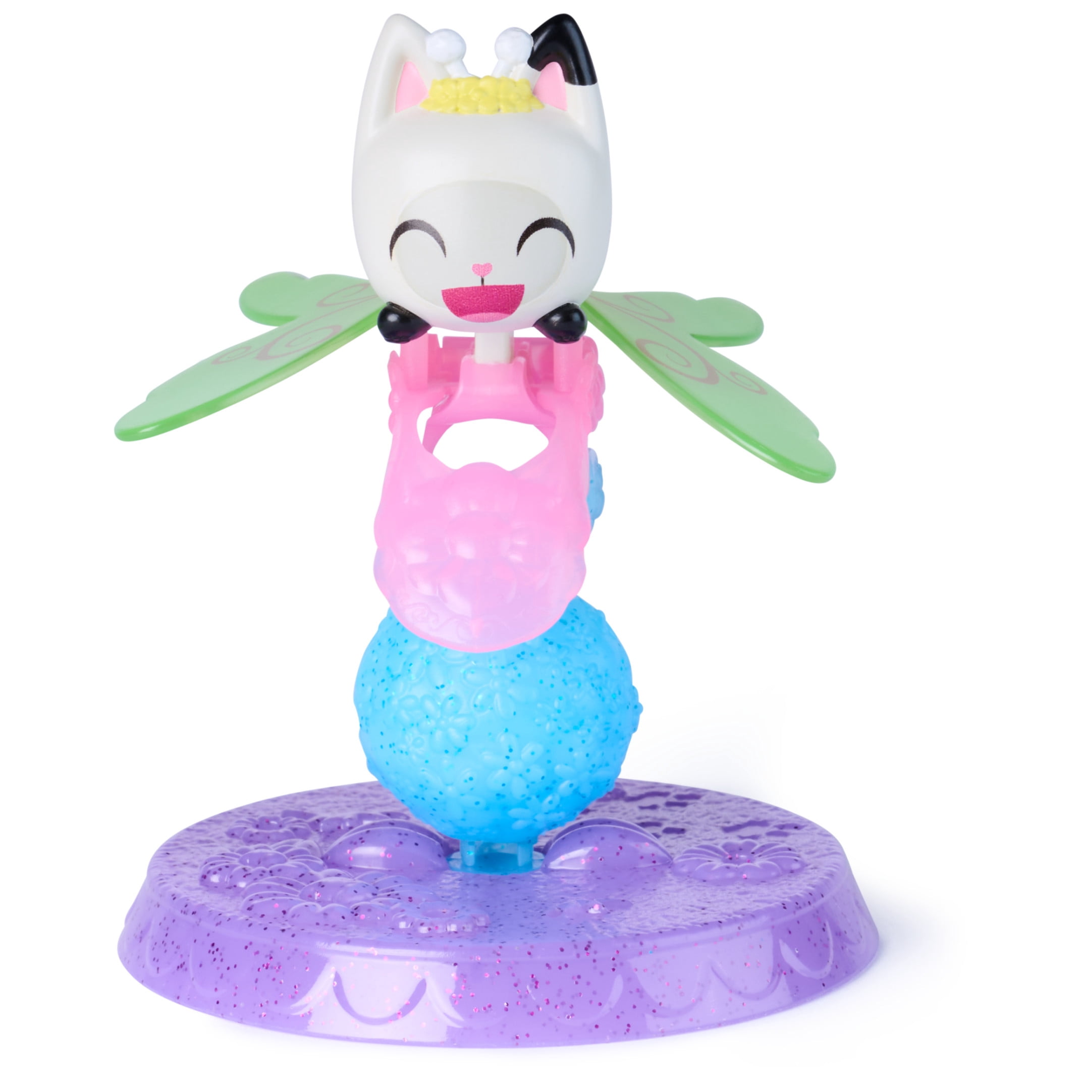 Gabby's Dollhouse Fairylandia, Pandy Paws Flutter-riffic Fairy Ring with Display Stand