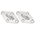 thumbnail image 1 of Qiilu Almohadilla de Gancho para Techo Placa de Ojo Ganchos de Hardware Marino de Acero Inoxidable 316 Gancho de Suspensión de Montaje Superior ANGGREK  Otros, 1 of 8