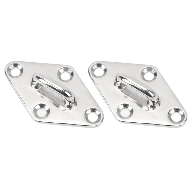 Qiilu Almohadilla de Gancho para Techo Placa de Ojo Ganchos de Hardware Marino de Acero Inoxidable 316 Gancho de Suspensión de Montaje Superior ANGGREK Otros