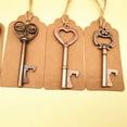 thumbnail image 5 of Abridor de botellas, regalos de boda, abridor de botellas con forma de llave esqueleto vintage, abridores de botellas con forma de llave con tarjetas de etiqueta de acompañante y llaveros, regalos de, 5 of 5