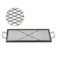 thumbnail image 5 of KFFKFF 32" Rectangle Cooking Grate X-Marks Heavy-Duty Steel Fire Pit Grill Grate, 5 of 9