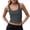 Dark Gray, variant on Women's Tank Top Camisole Women's Lace Trim Spaghetti Strap Top Knitted Basic Layering Shirt,Gray
