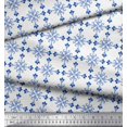 thumbnail image 2 of Soimoi Modal Satin Fabric Damask Decorative Print Sewing Fabric Yard 42 Inch Wide, 2 of 3