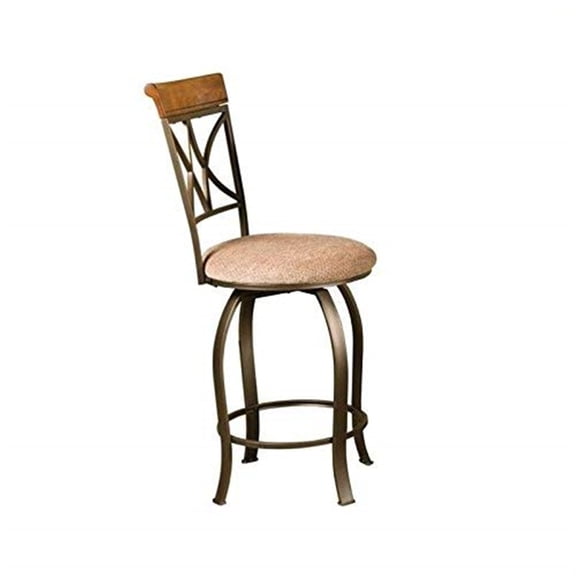 Maykoosh French Flair Swivel Barstool - 350 lbs Weight Limit, Comfortable Seating with Swivel Function, Elegant Barstool Design