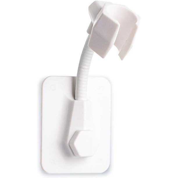 Soporte para cabezal de ducha Soporte para cabezal de ducha de mano ajustable de 360 grados Soporte para ducha ajustable, soporte para cabezal de ducha de pared extraíble sin perforaciones
