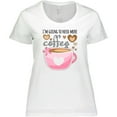 thumbnail image 3 of Inktastic I'm Going to Need More Coffee with Cute Pink Coffee Cup Women's Plus Size T-Shirt, 3 of 5