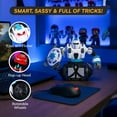thumbnail image 4 of Top Race Jouet de Combat Télécommandé &ndash; Lot de 2 Robots RC Rouges et Bleus avec Lumières, Sons & Rotation 360&deg; &ndash; Ensemble de Jeu Interactif Intelligent pour Enfants &n, 4 of 7