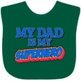 thumbnail image 3 of Inktastic My Dad is My Superhero Boys or Girls Baby Bib, 3 of 4