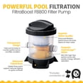 thumbnail image 5 of Funsicle Quickset 14’ x 36” Round Inflatable Top Ring Above Ground Swimming Pool Set, 5 of 6