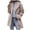 Khaki, variant on Casual Jackets for Juniors Women's Wool Thin Jacket Coat Trench Jacket Coat Warm Solid Long Jacket