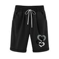 thumbnail image 1 of Pantalones Cortos Casuales de Cintura Elástica de Béisbol Impresos, Pantalones de Pijama con Cordón para el Hogar, la Playa, la Ropa de Dormir Y el Uso Diario, 1 of 2