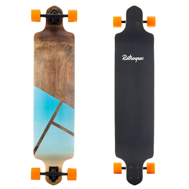 Retrospec Tidal 41-inch Drop-Down Longboard Skateboard Complete 41 
