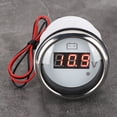 thumbnail image 1 of Marine Voltage Gauge, LED Digital Display Marine Battery Voltage Meter with Smart Alarm, Waterproof Voltmeter Battery Tester for Motorcycle Boat Car  Motorcycle, 1 of 7