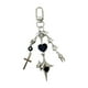 thumbnail image 2 of Cadena para teléfono móvil con cuentas de Halloween oscuras, colgante estilo punk, llavero, bolso, cadena Cubbon, 2 of 5