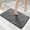 Dark Gray, variant on sruoe Bath Mat Rugs, Bath Mats for Bathroom Floor, Extra Absorbent Quick Dry Bathroom Mats, Washable Bath Rugs and Mats, Bath Carpet for Shower, Polyester, Gray