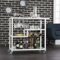 thumbnail image 2 of Kingfisher Lane Bar Cart in White, 2 of 2