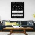 thumbnail image 3 of Addiction Recovery Wall Art Rules of Sobriety Motivational Quote Poster Nature Living Room Prints Contemporary Bedroom Decor for Kitchen, 3 of 6