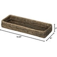 thumbnail image 5 of KOUBOO La Jolla Rattan Vanity Tray, Black-Wash, 5 of 5