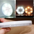 thumbnail image 4 of CNKOO 2 PCS  Plastic 6 LED Lamp Batteries Powered Touching Control Night Light Corridor Kitchen Light, 4 of 9