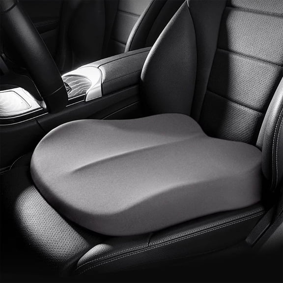 Wenbo Memory Foam Car Heightening Seat Cushion, Ergonomic Non-Slip Driver Pad for Driving Comfort