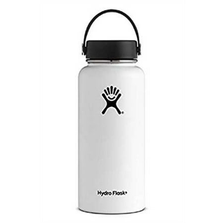 UPC 810497020074 product image for Hydro Flask Insulated Wide Mouth Stainless Steel Water Bottle, Arctic White, 32- | upcitemdb.com