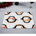 thumbnail image 2 of PKQWTM Christmas Penguin In Scarf Kitchen Dining Table Mats Placemats Size 12x18 Inches, Set of 2 Pieces, 2 of 2