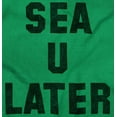 thumbnail image 2 of Funny Beach Lover Sea You Ocean Vibes Womens Slim Fit Graphic Tee Brisco Brands M, 2 of 5