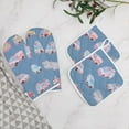 thumbnail image 5 of Excavator Fire Truck Racing Oven And Pot Holders Sets, Heat Resistant Pads Kitchen Decor for Cooking Baking BBQ Grilling, Christmas Kitchen Gifts, 5 of 6