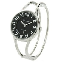 STC Women's 0.51" Double Band Metal Wristwatch, Silver
