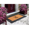 thumbnail image 6 of A1HC Natural Rubber & Coir 24x36 Monogrammed Doormat For Front Door, Anti-Shed Treated Durable Doormat for Outdoor Entrance, Heavy Duty, Low Profile, Easy to Clean, Long Lasting Front Porch Entry Rug, 6 of 7