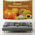 thumbnail image 2 of FREEAMG Tapestry Wall Hanging Thanksgiving Fruits Pumpkin Sunflower Tapestry Decorative Tapestries Wall Art Wall&nbsp;Blanket&nbsp;Bedding Tapestry for Bedroom Living Room Dorm Home Decor 90"x60", 2 of 7