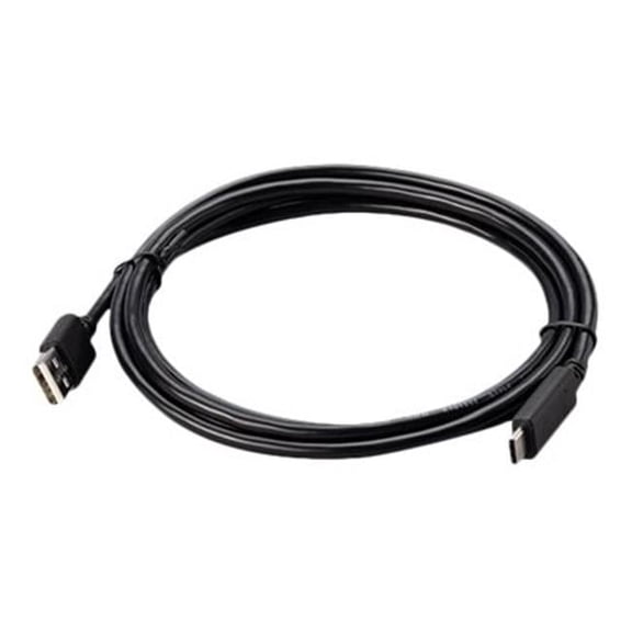 6 ft. Type A USB-C Data Transfer Cable, Black