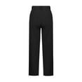 thumbnail image 3 of Capri Pants for Women High Waisted Pull On Elastic Waist Dressy Casual Stretchy Capris Trousers Pants Pockets, Limited Time Clearance, 3 of 5