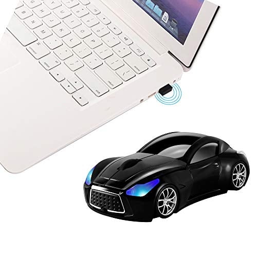 Ratón inalámbrico, Cool Sport Car Shape Computadora Ratón inalámbrico