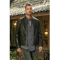thumbnail image 2 of NOVICA Artisan Handmade Men's Leather Jacket Classic Biker in Dark Brown Clothing Coat Solid India ' Suave Elegance', 2 of 10