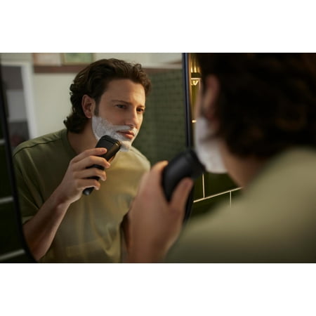 Philips Norelco Shaver 2400, Cordless Electric Shaver with Pop-Up Trimmer - Deep Black