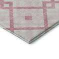 thumbnail image 4 of Addison Rugs Mayfield Washable Transitional Geometric Pink Rectangle Rug, 9' x 12', 4 of 6