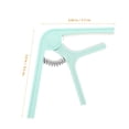thumbnail image 2 of COOPHYA 2 Pcs Capo de Guitare Réglable pour Guitare Folk 9.2x7.7in, 2 of 8