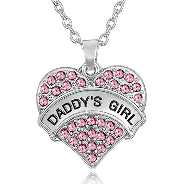 SheridanStar Daddy's Girl' Heart Necklace for Daughters Jewelry Gifts