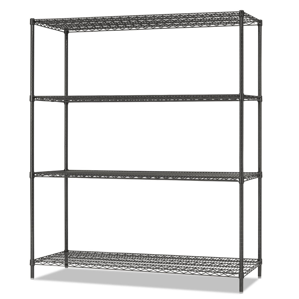 Details about   NEW 60" x 18" x 71" 4 Tier Wire Metal Shelving Commercial Adjustable Shelf NSF 