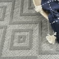 thumbnail image 3 of Nourison Versatile Indoor/Outdoor Silver Grey 4' x 6' Area Rug, (4x6), 3 of 10