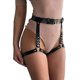 thumbnail image 3 of 2x Cinturones de Arnés de Cuero PU Punk para Mujer, Cadena de Cuerpo en Capas, Cadena de Cintura Circular Sunnimix Cinturón de arnés corporal para mujer, 3 of 8