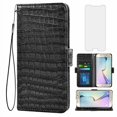 thumbnail image 1 of Samsung Galaxy S6 Cover Leather, Stand Function And Card Slot Black, 1 of 7
