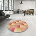 thumbnail image 4 of Ahgly Company Machine Washable Indoor Rectangle Transitional Orange Area Rugs, 4' x 6', 4 of 7