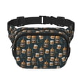 thumbnail image 1 of Balery Cigar Mochila Cinturón para Mujeres y Hombres, Bolsa de Cintura Impermeable de Doble Capa con Correa, 1 of 8