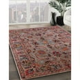 thumbnail image 2 of Ahgly Company Indoor Rectangle Mid-Century Modern Pink Oriental Area Rugs, 7' x 10', 2 of 6